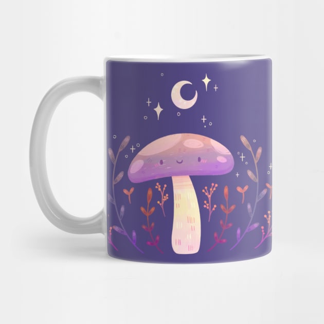 Moon Mushroom by Niamh Smith Illustrations